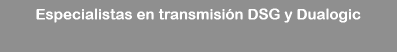 Especialistas en transmisión DSG y Dualogic